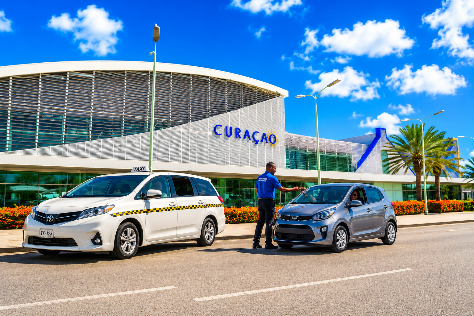 Airport pickup in Curaçao