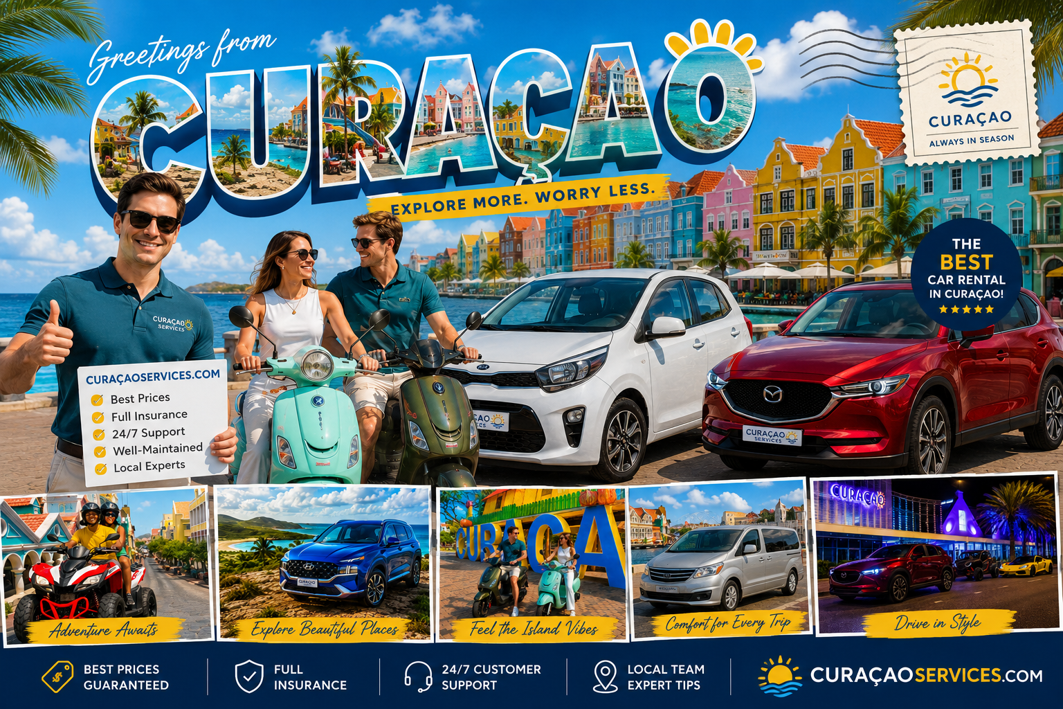 Car rental Curaçao — explore vibrant Curaçao attractions today
